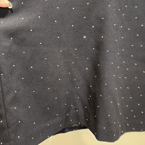 NINE WEST Black Taylored Mini Skirt with Stud Accents Plus Size XXL NWT - Picture 4 of 11